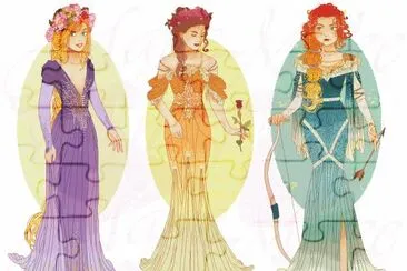 Rapunzel Belle Merida