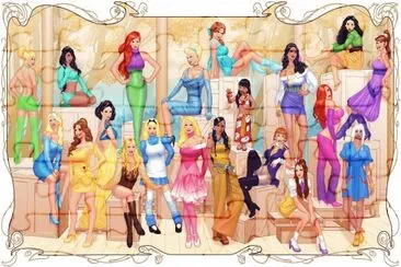 Princesses jigsaw puzzle
