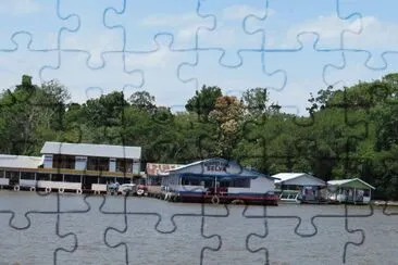 Casas e Restaurante Flutuante em Manaus = AM