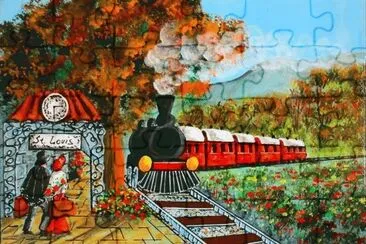 Travelling by Train by Annunziata Orsini