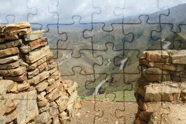 Estrada em Marrocos jigsaw puzzle