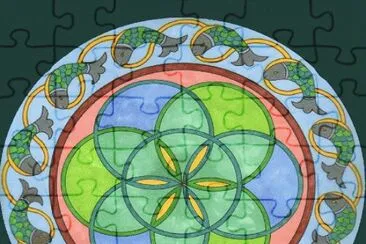 פאזל של mandala