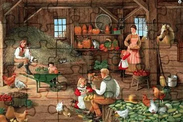 Inside the Barn