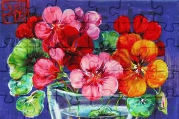 Vases with Flowers jigsaw puzzle