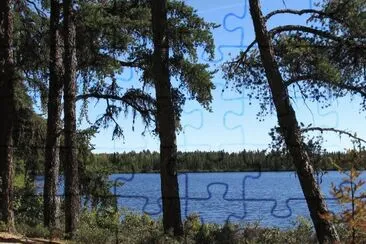 Other end of the lake jigsaw puzzle