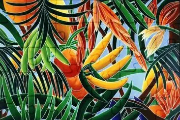 Bananas and Mango 's by Linda Messier