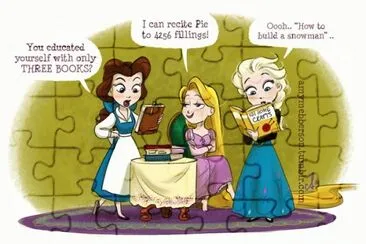 Belle Rapunzel Elsa