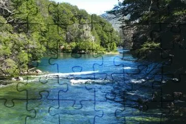 RÃ­o Manso. Provincia de RÃ­o Negro. Argentina jigsaw puzzle