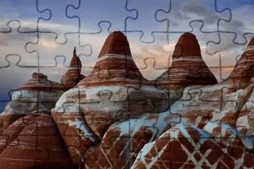 Blue Canyon - Hopi Indian Reservation Land, Arizon jigsaw puzzle