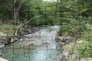 RÃ­o Pipo. Tierra del Fuego. Argentina jigsaw puzzle