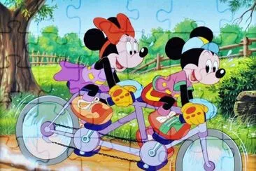 Micky and Minnie Mouse jigsaw puzzle