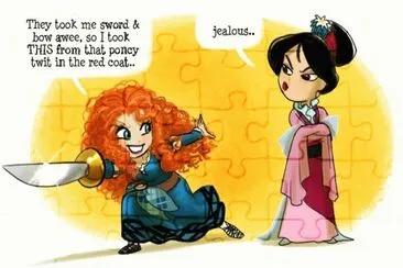 Merida Mulan jigsaw puzzle