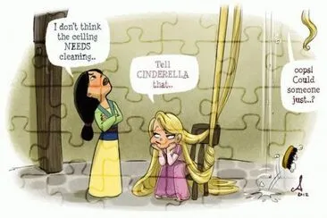 Mulan Rapunzel jigsaw puzzle
