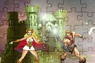 He-Man e She-Ra jigsaw puzzle