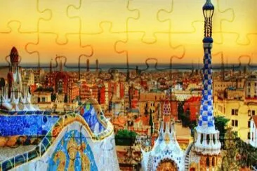 Barcelona y GaudÃ­ jigsaw puzzle