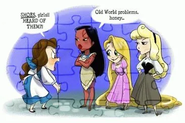 Belle Pocahontas Rapunzel Aurora