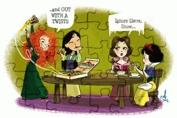 Merida Mulan Belle SnowWhite