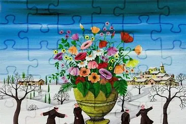 Flower Dance at the Monastry