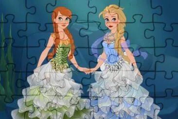 Anna Elsa jigsaw puzzle