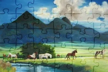 cavalos jigsaw puzzle