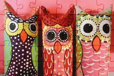 Toilet Paper Rolls  Owls jigsaw puzzle