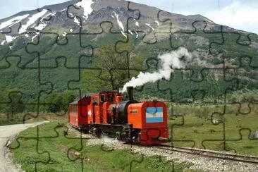 פאזל של Tren del Fin del Mundo. Tierra del Fuego. Argentina