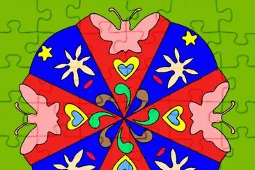 פאזל של mandala