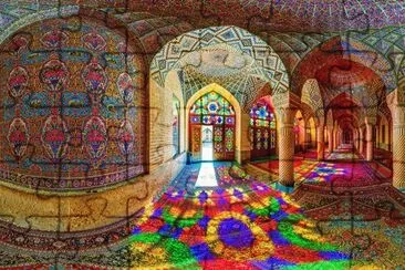 Color jigsaw puzzle