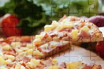 Pizza jigsaw puzzle