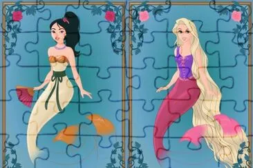 Mulan Rapunzel jigsaw puzzle