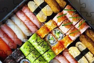 Sushi jigsaw puzzle