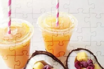 Coconut jigsaw puzzle