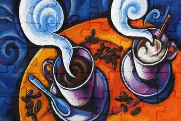 Fresh Coffee by Susan Tolonen jigsaw puzzle