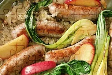 Sausage jigsaw puzzle