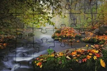 Autumn Stream jigsaw puzzle