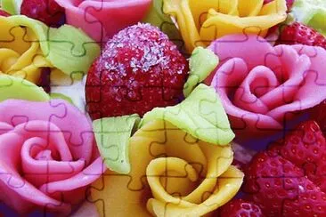 Strawberries and Marzipan jigsaw puzzle
