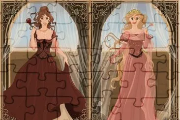 Belle Rapunzel jigsaw puzzle