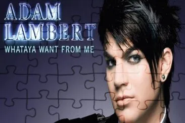 Adam Lambert Whataya Want From Me Wallpaper jigsaw puzzle