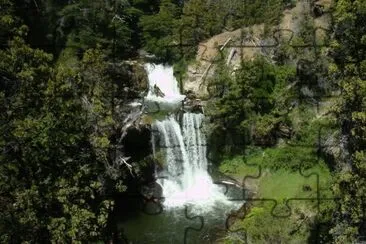 Cascadas del RÃ­o Nantifal. Chubut. Argentina jigsaw puzzle