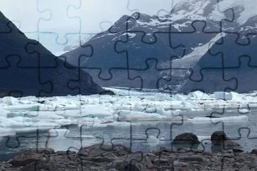 Glaciar y Laguna Onelli. Patagonia Argentina jigsaw puzzle