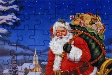 Santa arrives at the Chimney