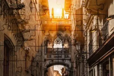Barcelona gotico jigsaw puzzle