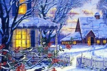 Winterlandschaft jigsaw puzzle