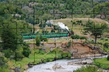 Tren del Fin del Mundo. Tierra del Fuego. Argentina jigsaw puzzle