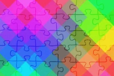 draw jigsaw puzzle
