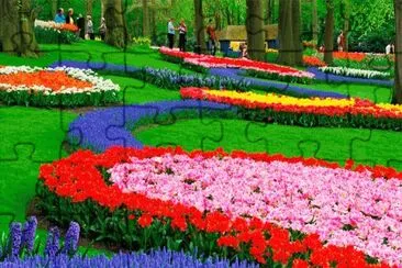 paisaje color floress jigsaw puzzle