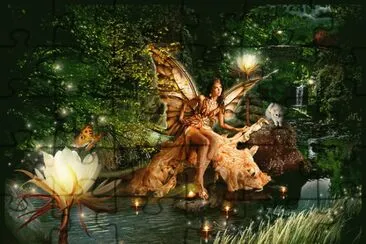 hadas-duendes-elfos-fantasia jigsaw puzzle