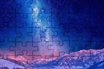 Laponia-Aurora Boreal jigsaw puzzle