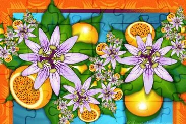 Flowers and Fruit jigsaw puzzle