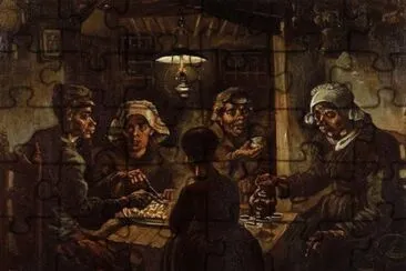 The Potatos eaters 1885 Van Gogh